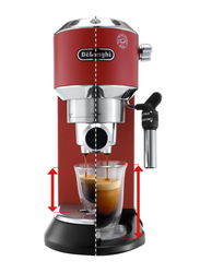 Delonghi Espresso Coffee Machine, 1300W, EC685, Red