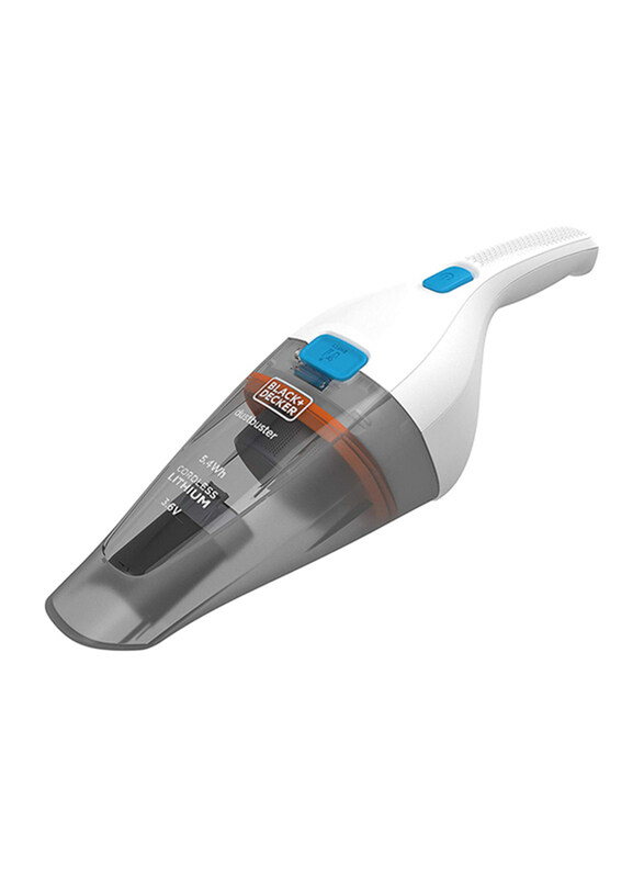 

Black+Decker 3.6V Li-Ion Handheld Vacuum Cleaner, 325ml, 5.4W, NVC115JL-B5, White