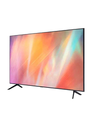Samsung 55-Inch Crystal Flat UHD LED Smart TV, UA55AU7000UXZN / 55AU7000, Titan Grey