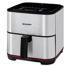 Sharp Air Fryer 1600 Watts, 7 Liters,8 Cook Menu, Non-stick coating - KF-AF70RT-S3