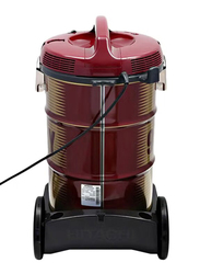 Hitachi Canister Vacuum Cleaner, 21L, 2100W, CV-950F, Wine/Red
