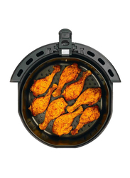 Black+Decker 5.6L XL Digital Air Fryer for Frying, Grilling, Broiling, Roasting & Baking, 1800W, AF625-B5, Black