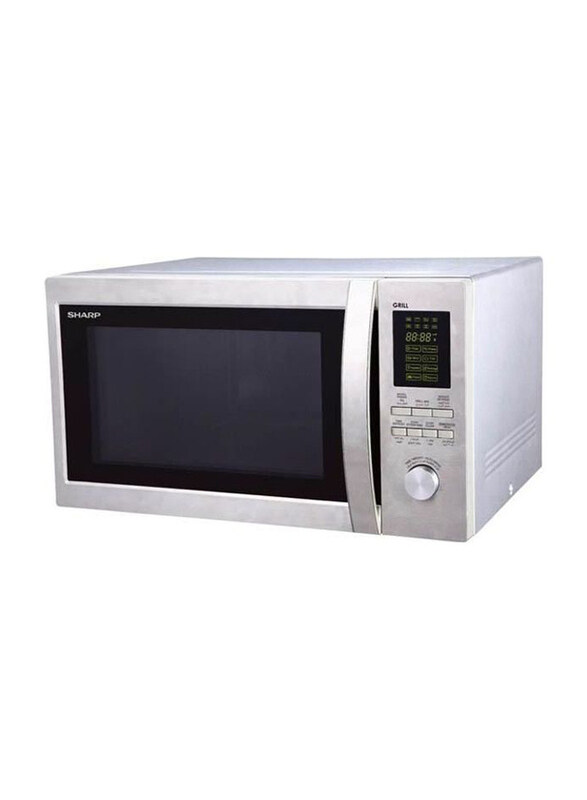 

Sharp 42L Microwave Oven with Grill,1200W, R-78BT(ST), Silver/Black