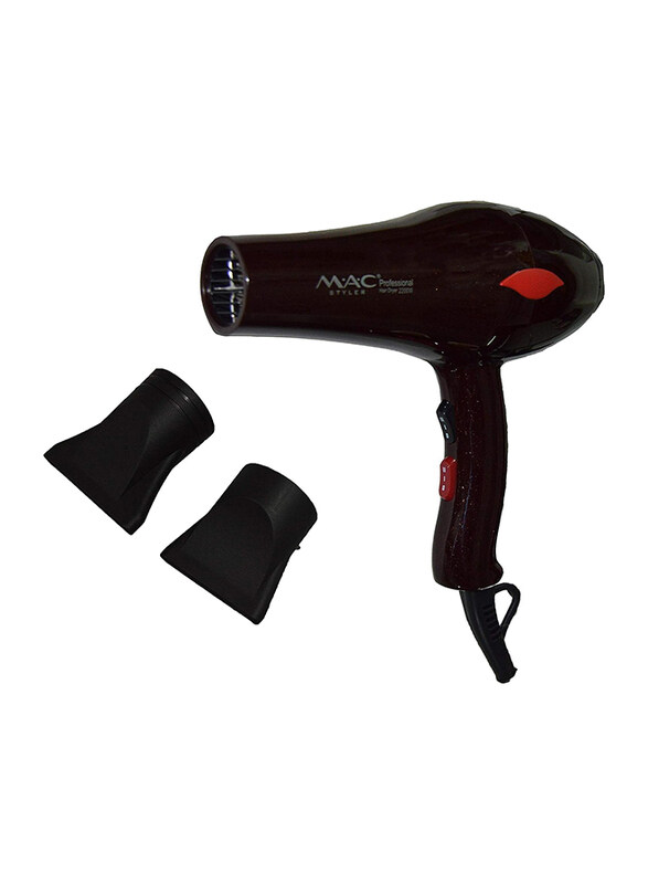 Mac Styler Silk Ceramic Hair Dryer, MC-6627, Black