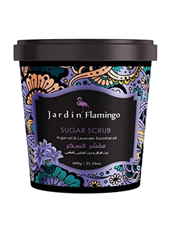 

Jardin Flamingo Argan Oil and Lavender Oil Sugar Scrub, 600gm