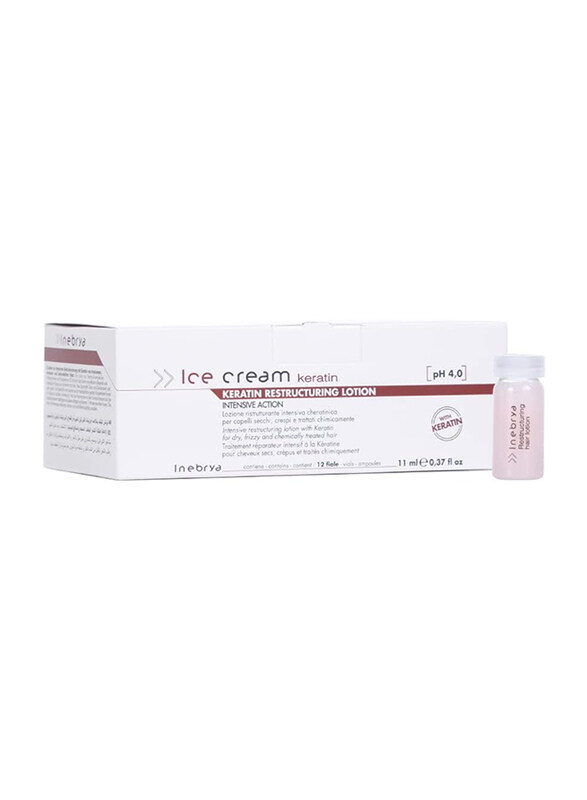 

Inebrya Ice Cream Keratin Restructuring Lotion for All Hair Types, 11ml