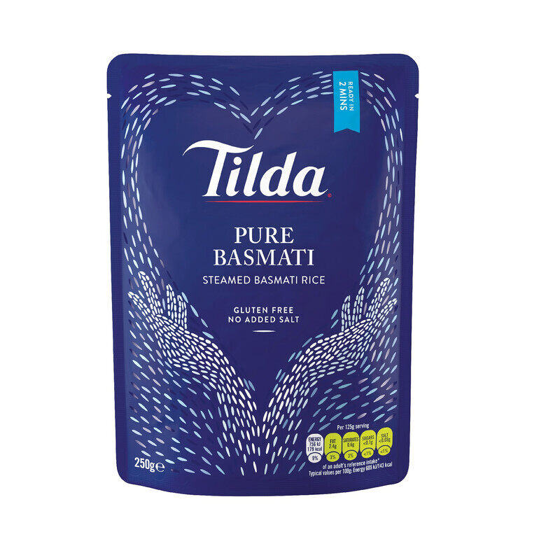 

Tilda Steamed Basmati Rice 250gm