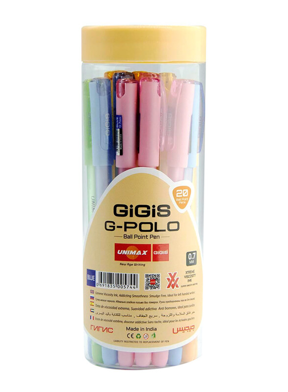 

Gigis 20-Piece G-Polo Ball Pen Set, Blue