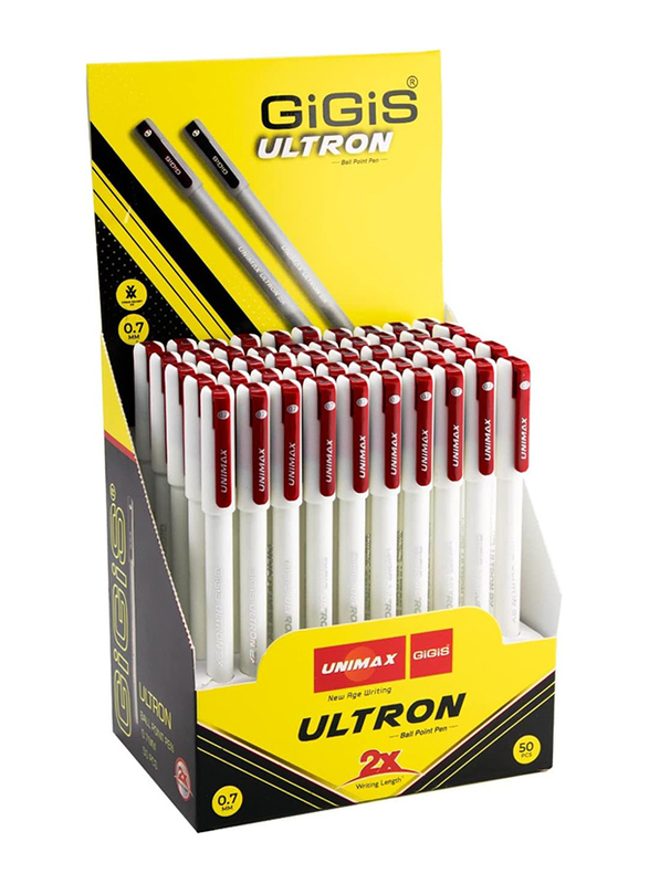 Gigis Ultron 2x 0.7mm Ballpen, Red