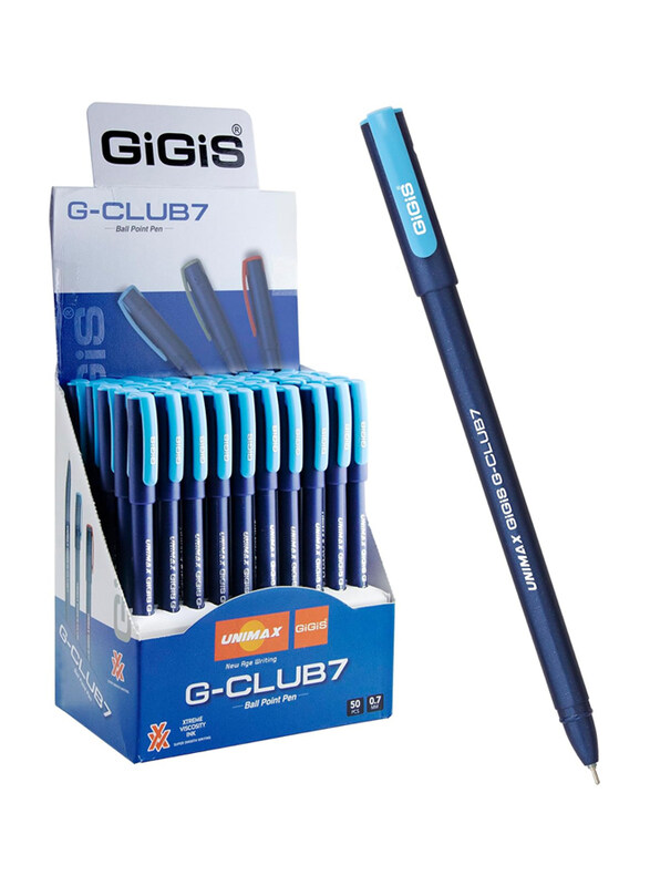 

Gigis 50-Piece G-Club7 Ball Pen Set, Blue