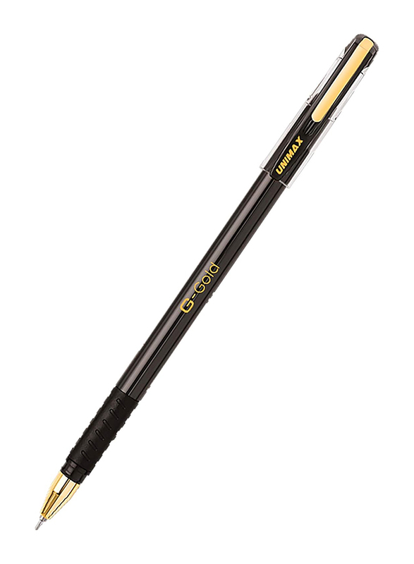 Gigis 50-Piece G-Gold 0.7mm Ballpoint Pen Set, Black