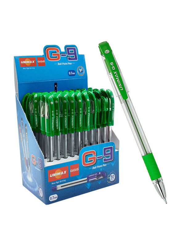 

Gigis 50-Piece Unimax G9 Ball Point Pen Set, Green