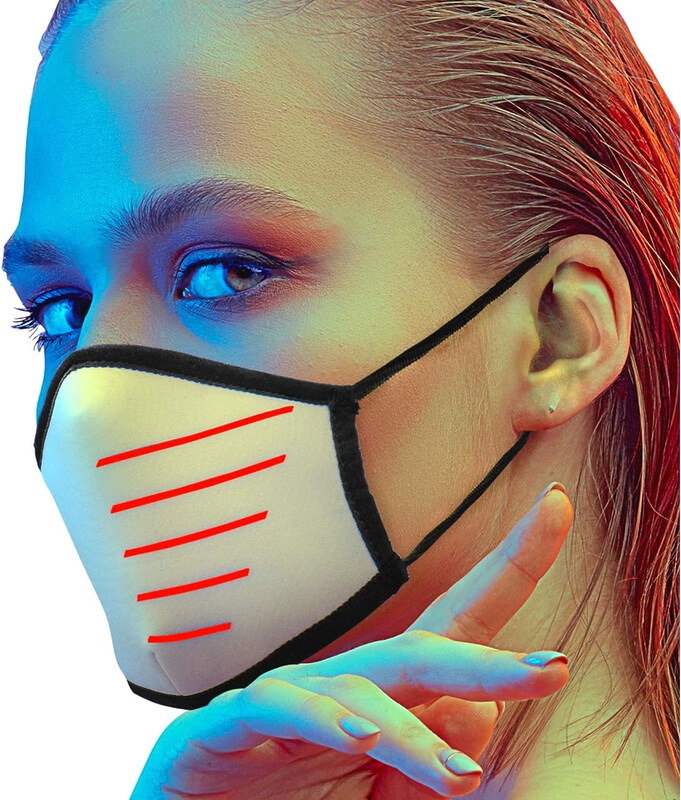 

Gigis Mask Reusable & Washable Facemask G-Robin, Red, 1 Mask