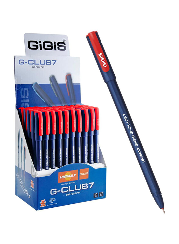 

Gigis 50-Piece G-Club7 Ball Pen Set, Red