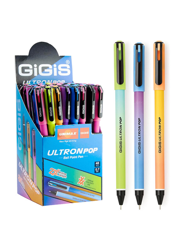 

Gigis 48-Piece Unimax Ultron Pop Ball Pen Set, Blue