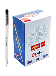 Gigis 50-Piece G4 0.7mm Ballpoint Pen Set, Black