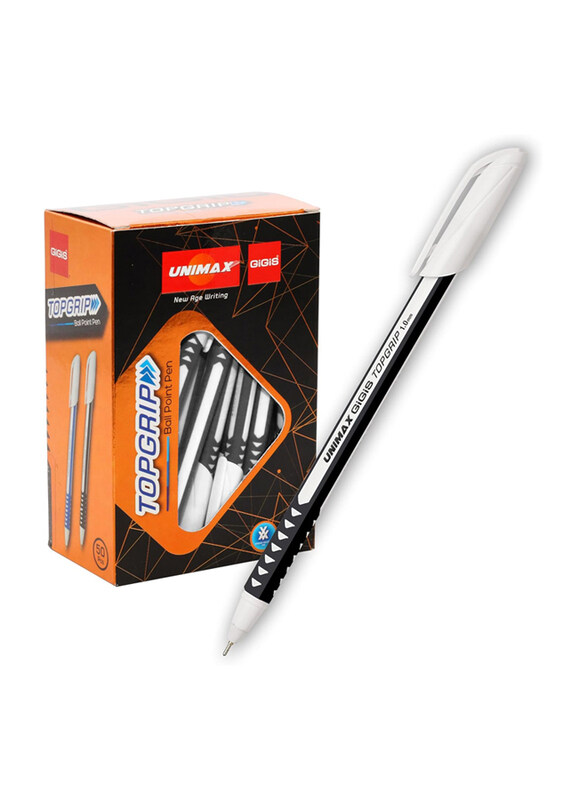 

Gigis 50-Piece Topgrip Ball Pen Set, Black