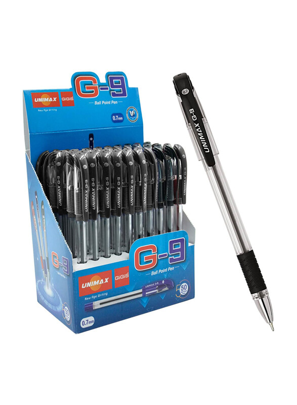 

Gigis 50-Piece Unimax G9 Ball Point Pen Set, Black