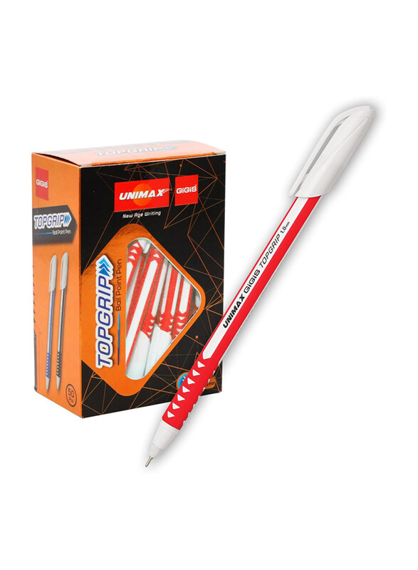 

Gigis 50-Piece Topgrip Ball Pen Set, Red