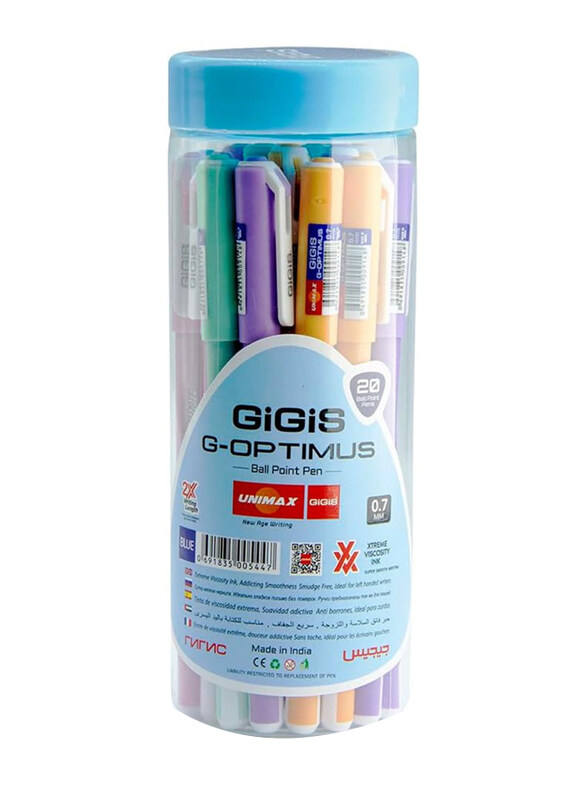 

Gigis 20-Piece G-Optimus Ball Pen Set, Blue