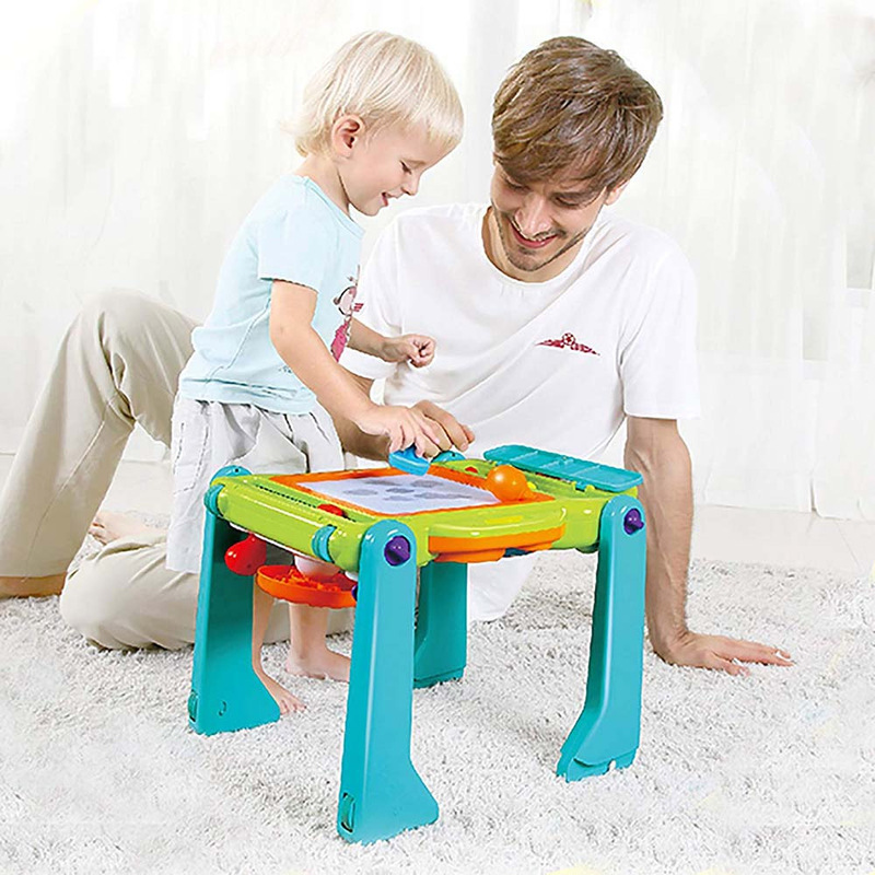 Halo Convertible Baby Activity Table Walker, Multicolour