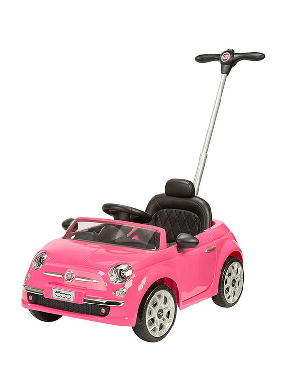 

Fiat 3 in 1 Kids Pusher Car, Pink