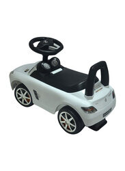 Mercedes Push Car, White