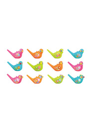 Hola Tweet Along Bird Whistle & Bath Bubble Toy, 12 Piece, Multicolour