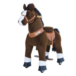 PonyCycle Horse Ride-on ( Chocolate Brown - Medium)