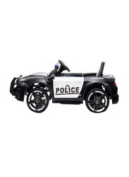 FTT 12V Electric Police Gt Rideon Car, Black, Ages 3+