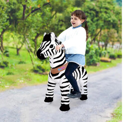 PonyCycle Horse Zebra Ride-on (Zebra - Medium)