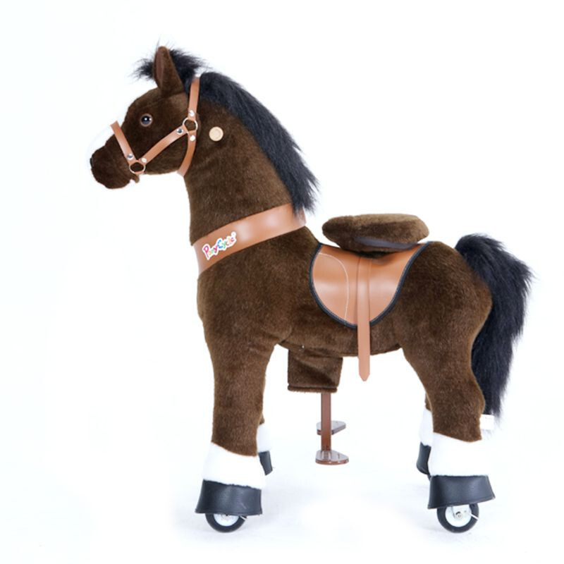 PonyCycle Horse Ride-on ( Chocolate Brown - Medium)