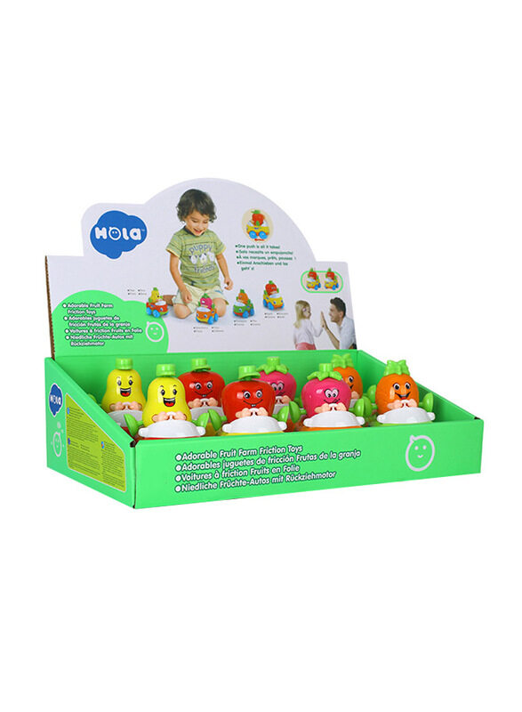 

Hola Adorable Fruit Farm Friction Toys, 8 Piece, Multicolour