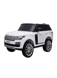 Land Rover Range Rover 2 Seated Ride-On Car, White/Black