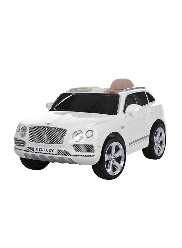 

Bentley 12V Bentayga Rideon Car, White, Ages 3+