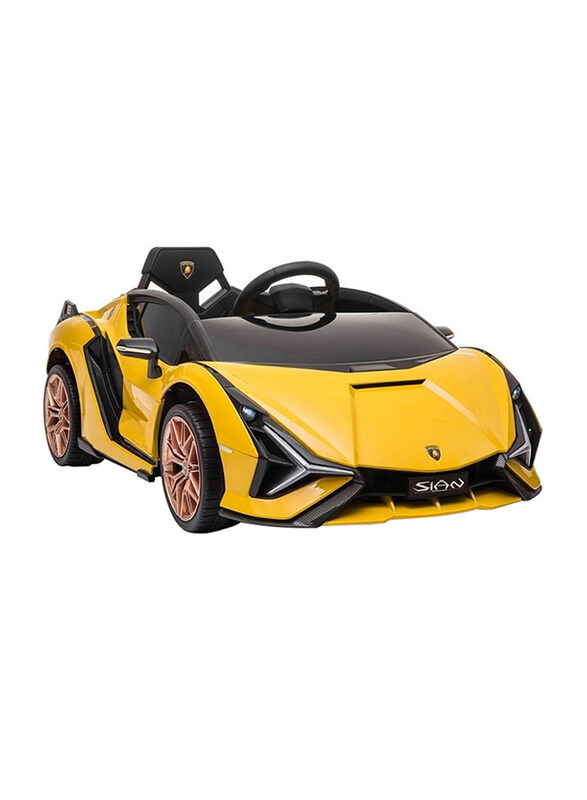 

Lamborghini Sian Kids Rideon Car, Yellow/Black