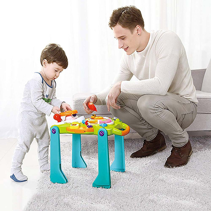 Halo Convertible Baby Activity Table Walker, Multicolour