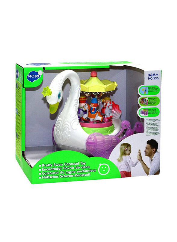 

Hola Pretty Swan Carousel Toy, Multicolour