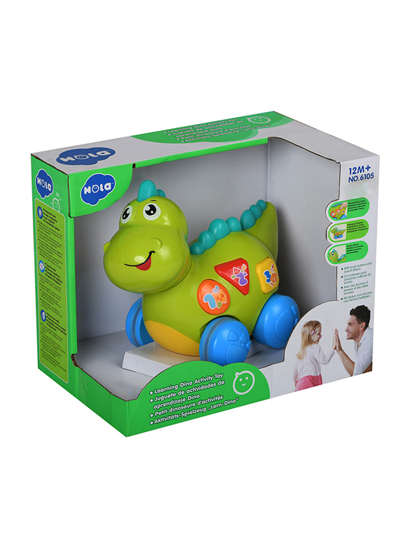 Hola Learning Dino Activity Toy, Multicolour