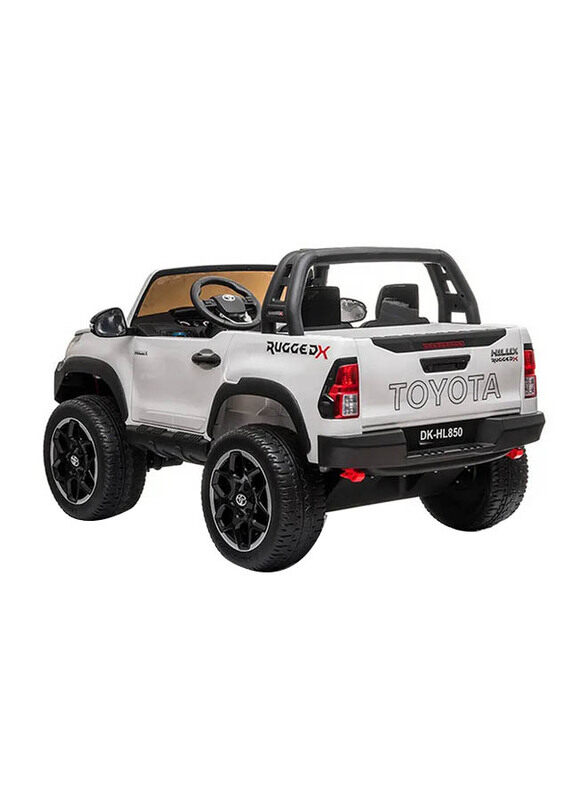 

Toyota Licensed Ride-on Car, White/Black