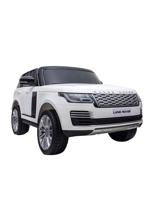 Land Rover Range Rover 2 Seated Ride-On Car, White/Black