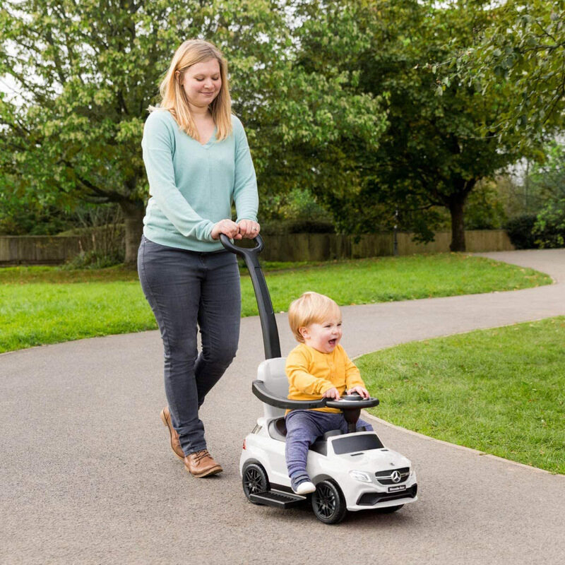 

Mercedes-Benz Handle Push Car, White