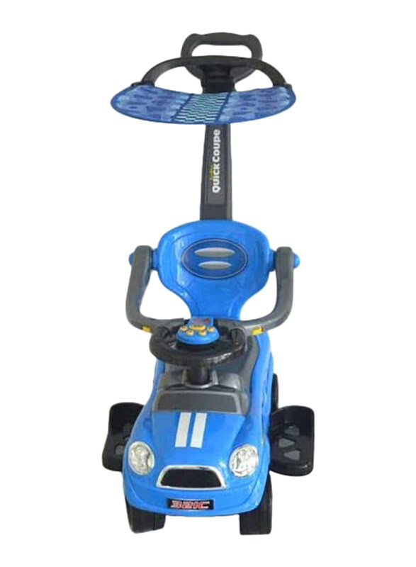 

Ftt Super Coupe kids Pusher Car, Ages 1+, Blue/Black