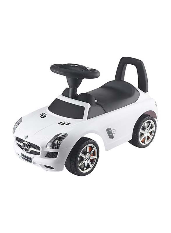 Mercedes Push Car, White
