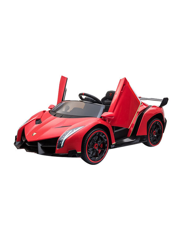 

Lamborghini Veneno 2 Seat Kids Electric Car, Ages 2+, Red/Black