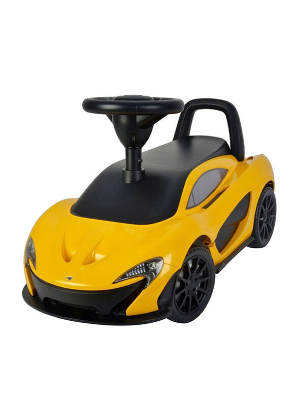 Mclaren P1 Push Car, Yellow