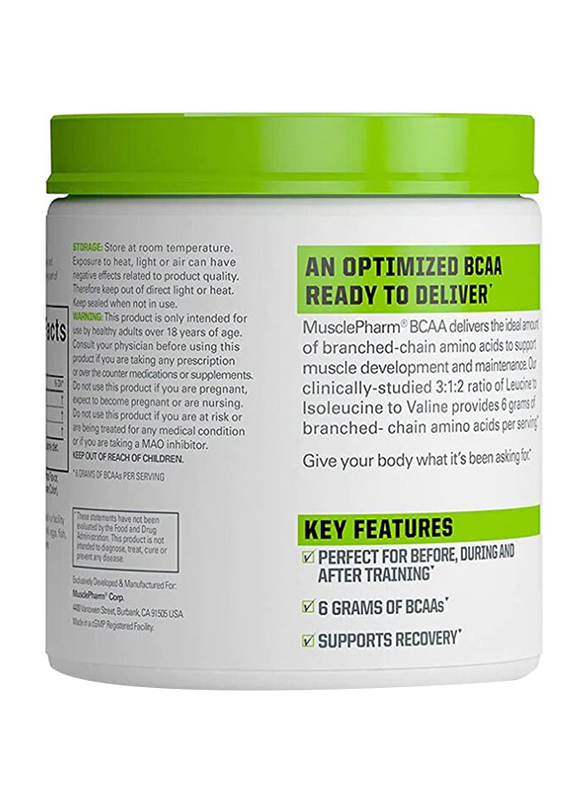 Musclepharm Essentials BCAA Powder, 30 Servings, Lemon Lime