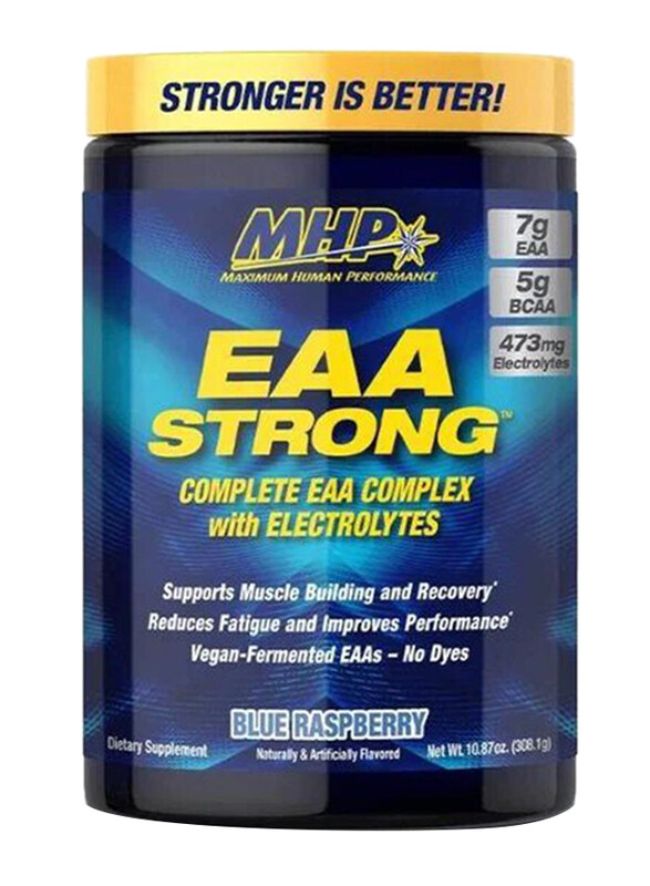 

MHP EAA Strong Amino Acids Supplement, 30 Servings, Blue Raspberry