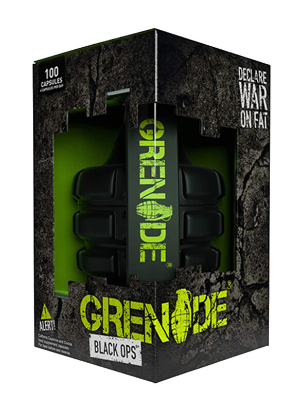 

Grenade Black Ops Weight Management Supplement, 100 Capsules, Unflavoured