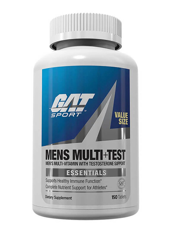 Gat Sport Men's Multi+Test Supplement, 150 Tablets, Unflavoured